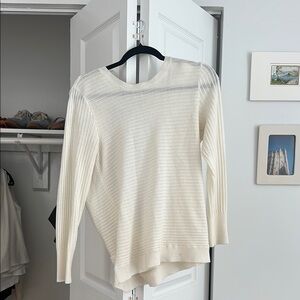 Soho Cream Ribbed Sweater